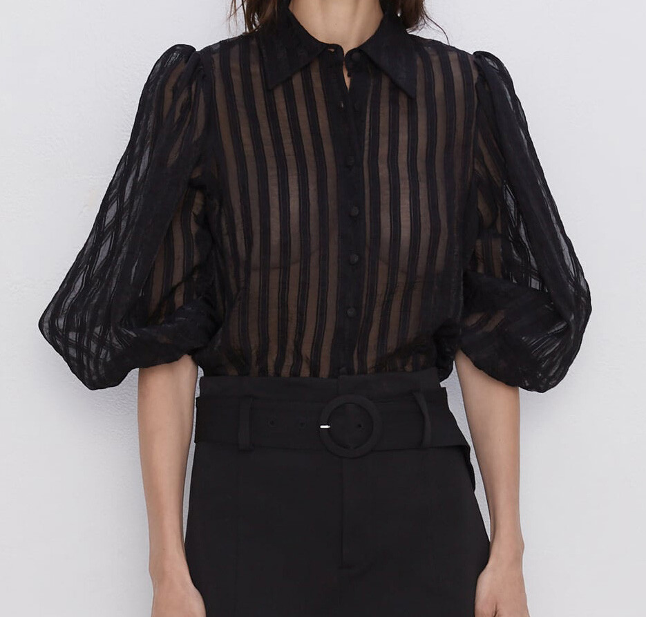 elegant organza blouses